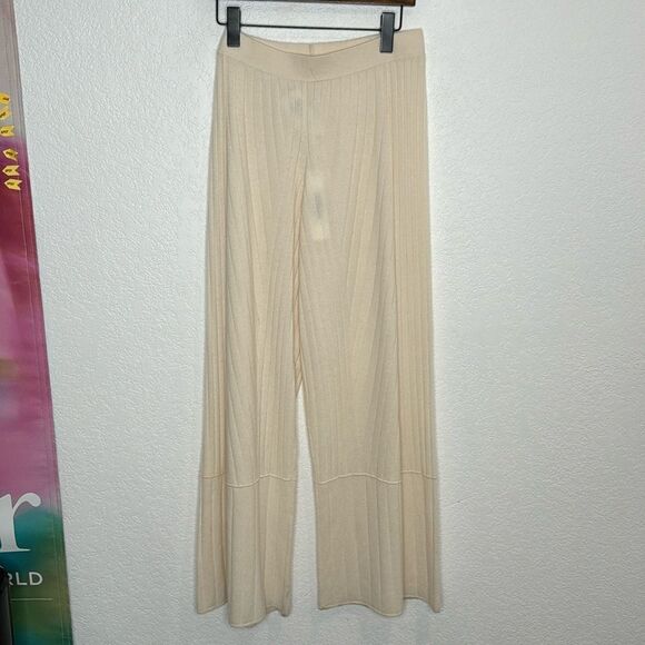 NWT Jonathan SIMKHAI Willa Loungewear Pant Cream XL - Picture 2 of 14